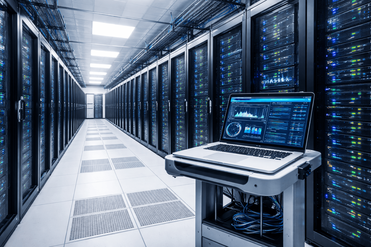 Harting connectors in data center server rack and network infrastructure
